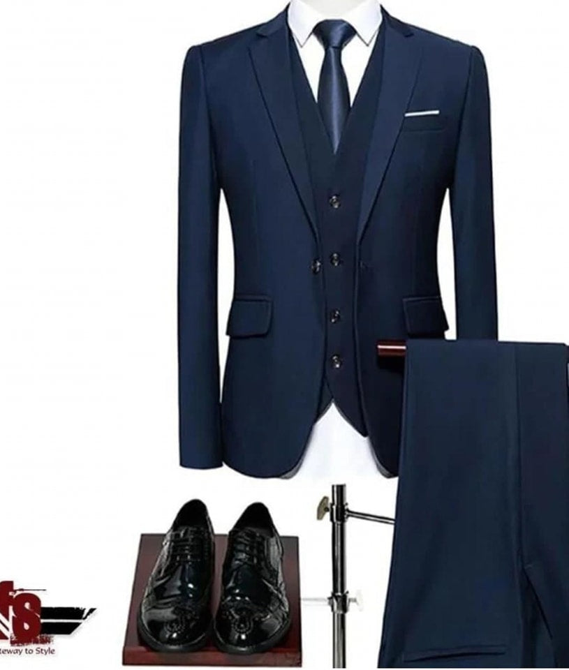 Regal Navy 3 Piece Suit