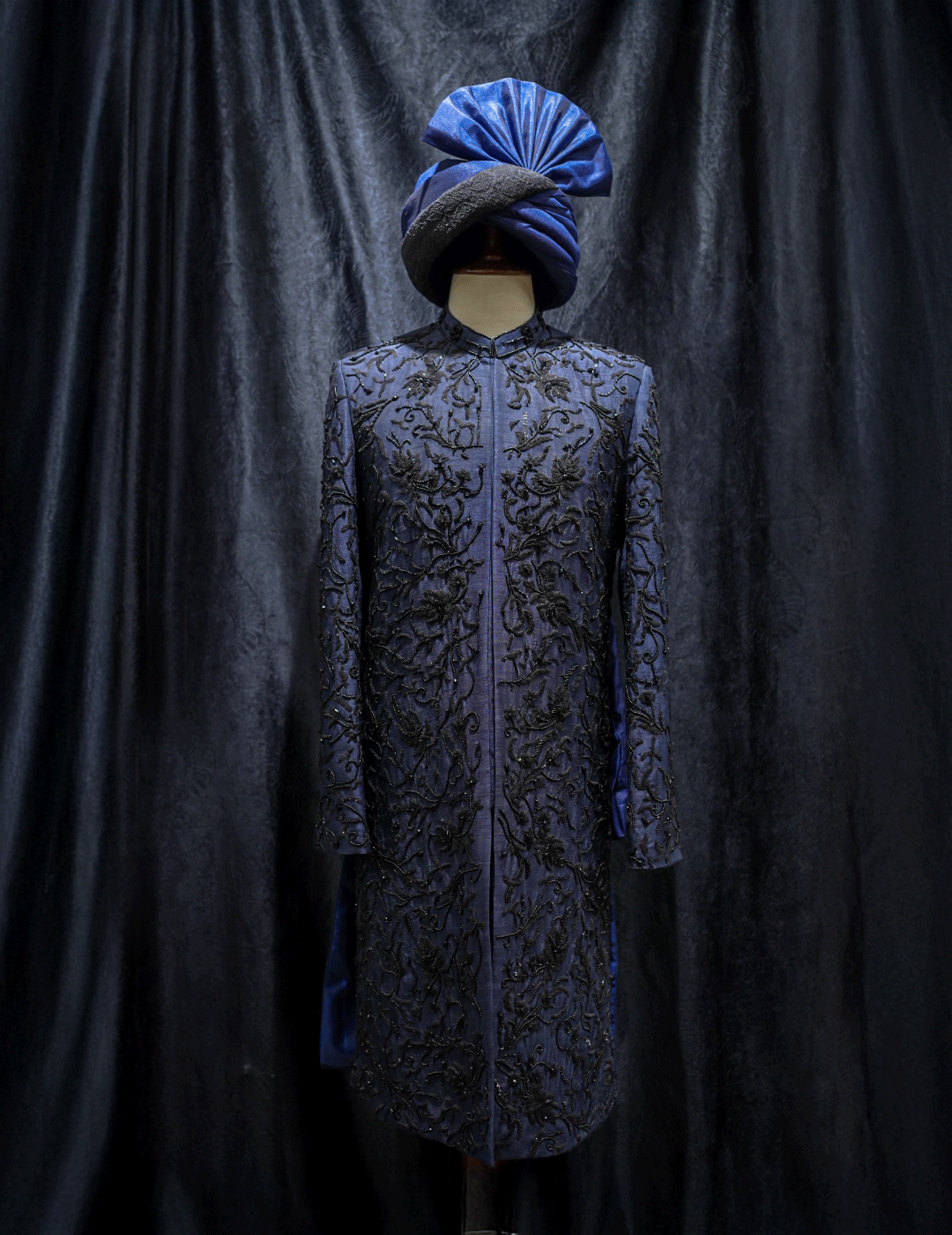 Blue Sherwani for Groom