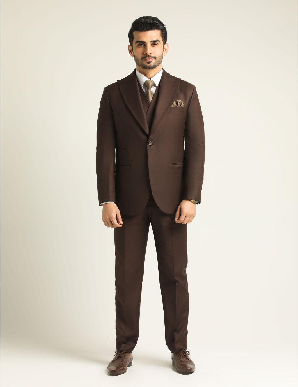 RICH COCOA THREE-PIECE