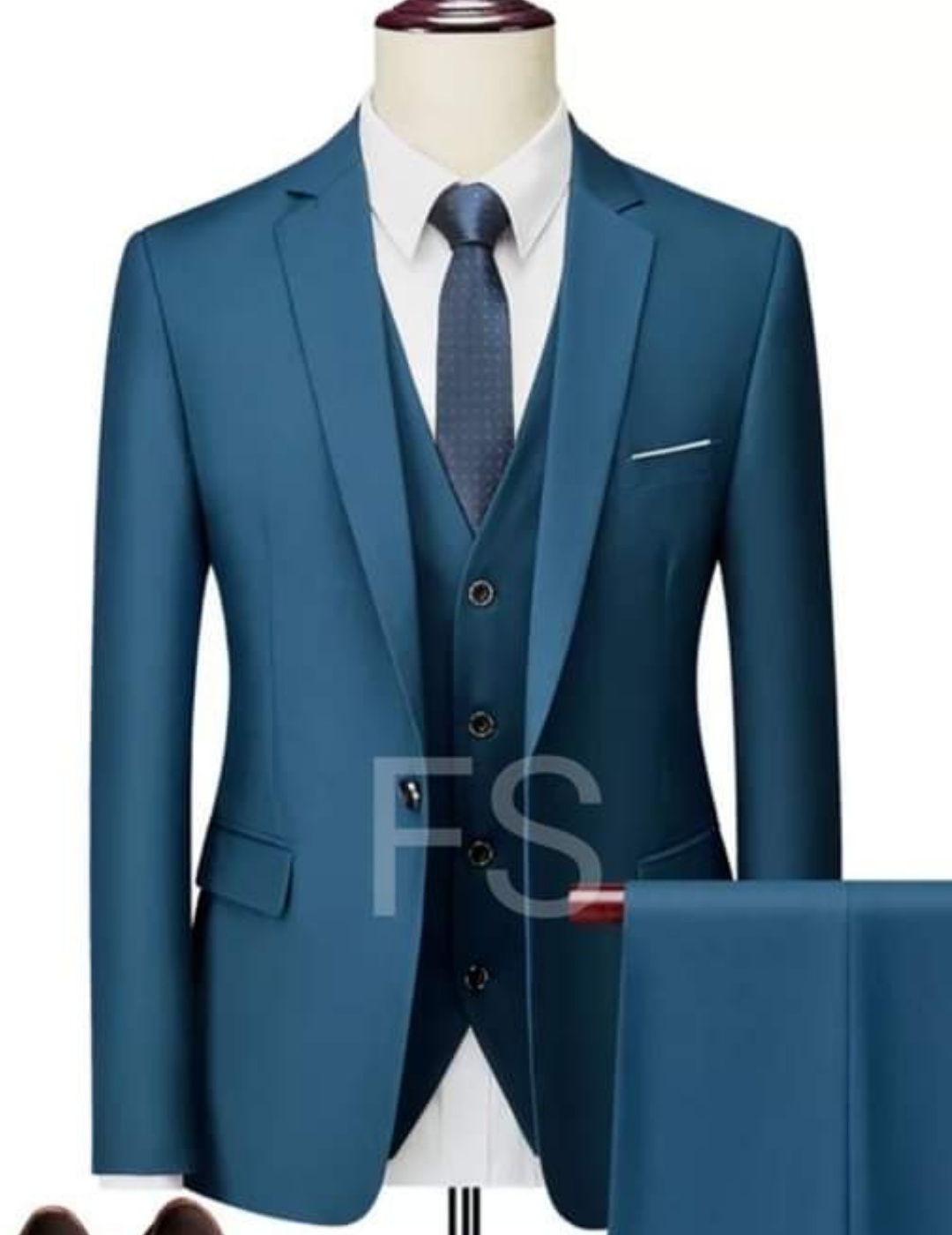 SLIM NOTCH 3-PIECE SUIT