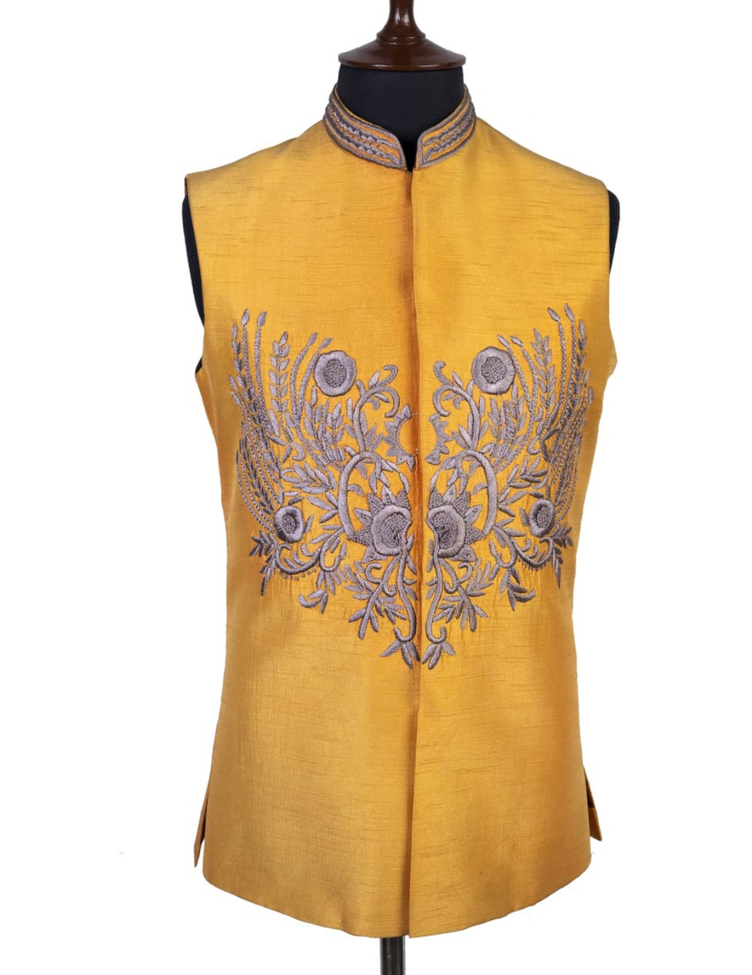 RAW SILK WAISTCOAT