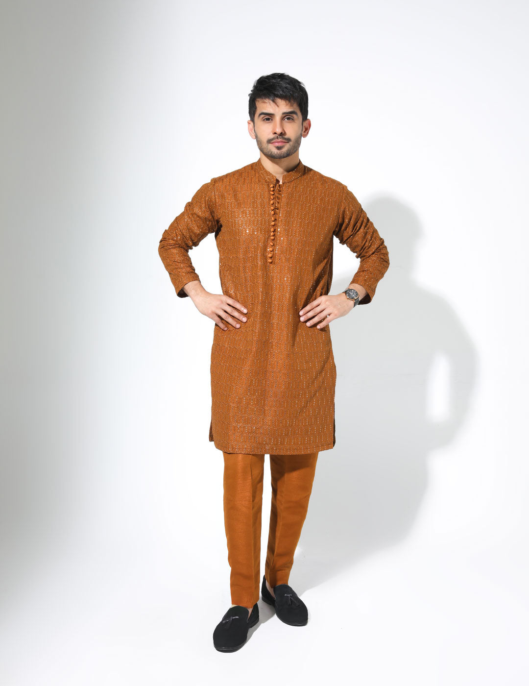 RUST HORIZON KURTA