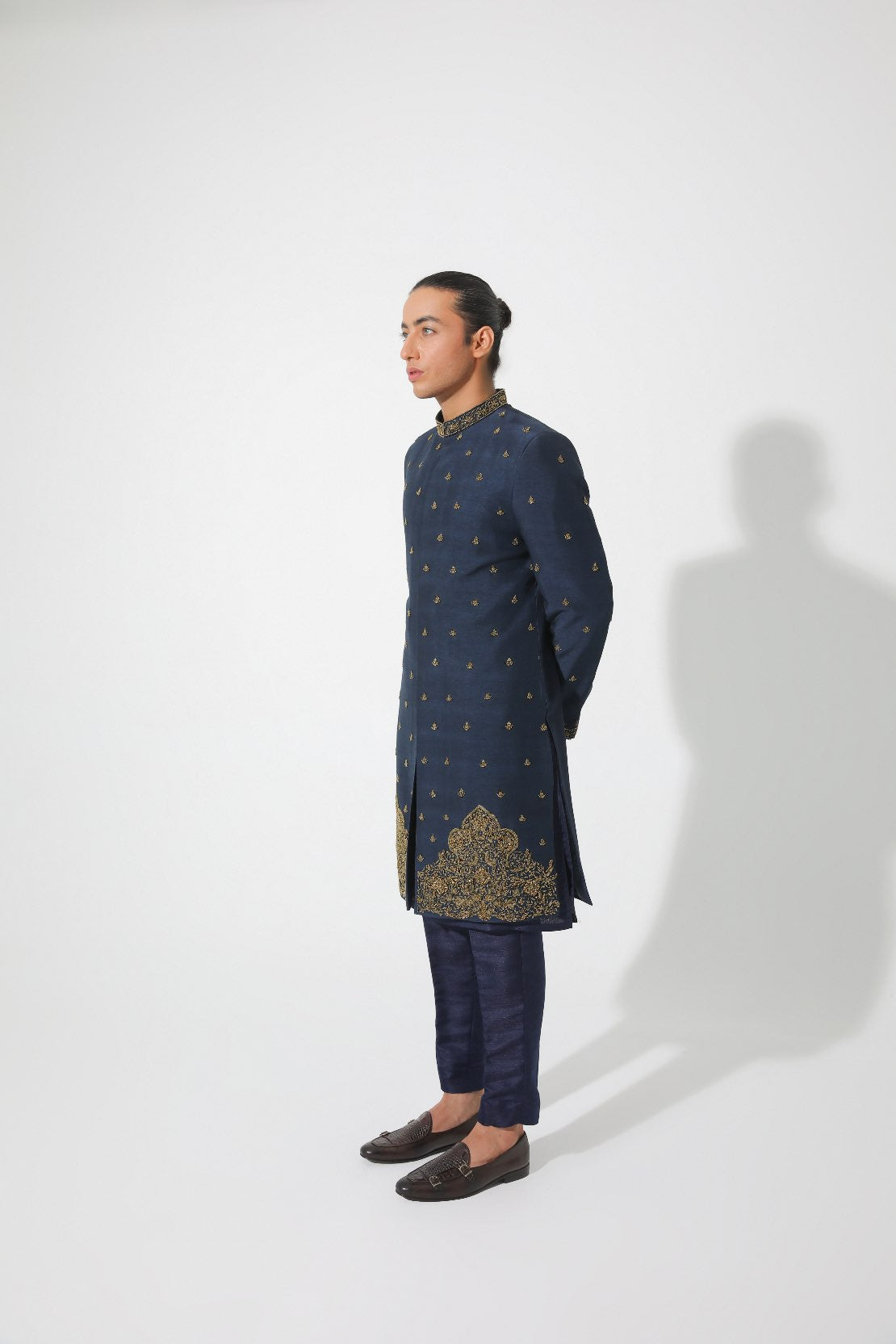 Noble Blue Heritage Sherwani