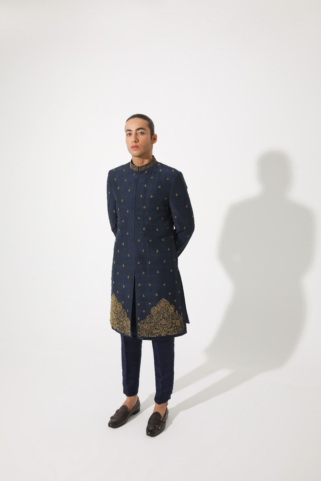 Noble Blue Heritage Sherwani