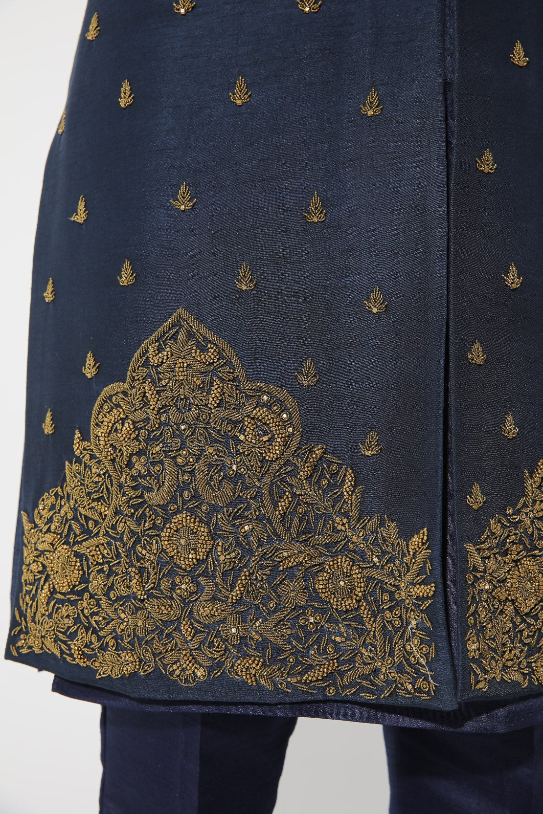 Noble Blue Heritage Sherwani