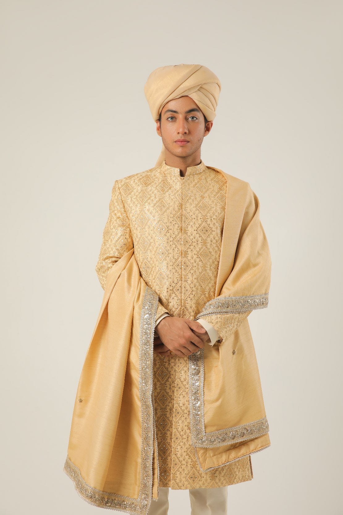 Gloden Heritage Sherwani