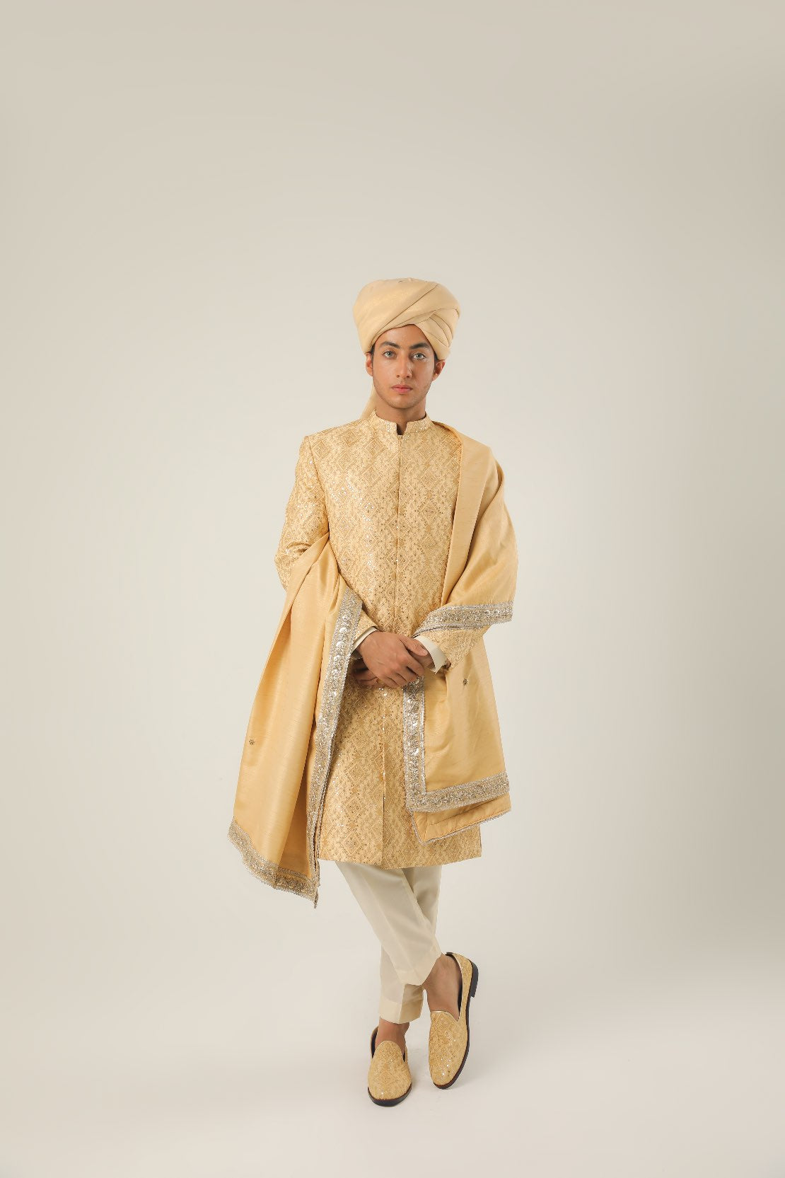 Gloden Heritage Sherwani