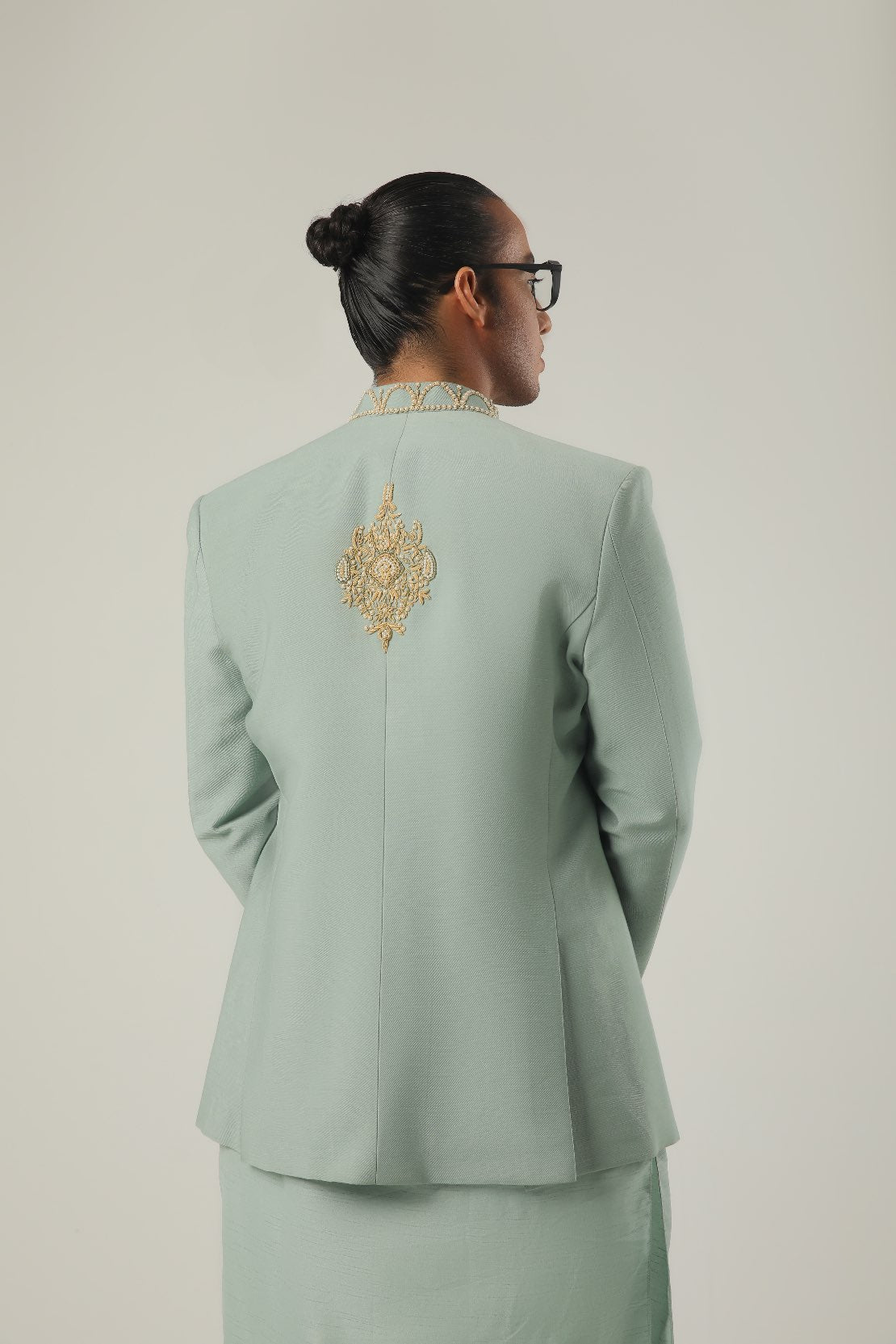 Opulent Mint Royal Attire