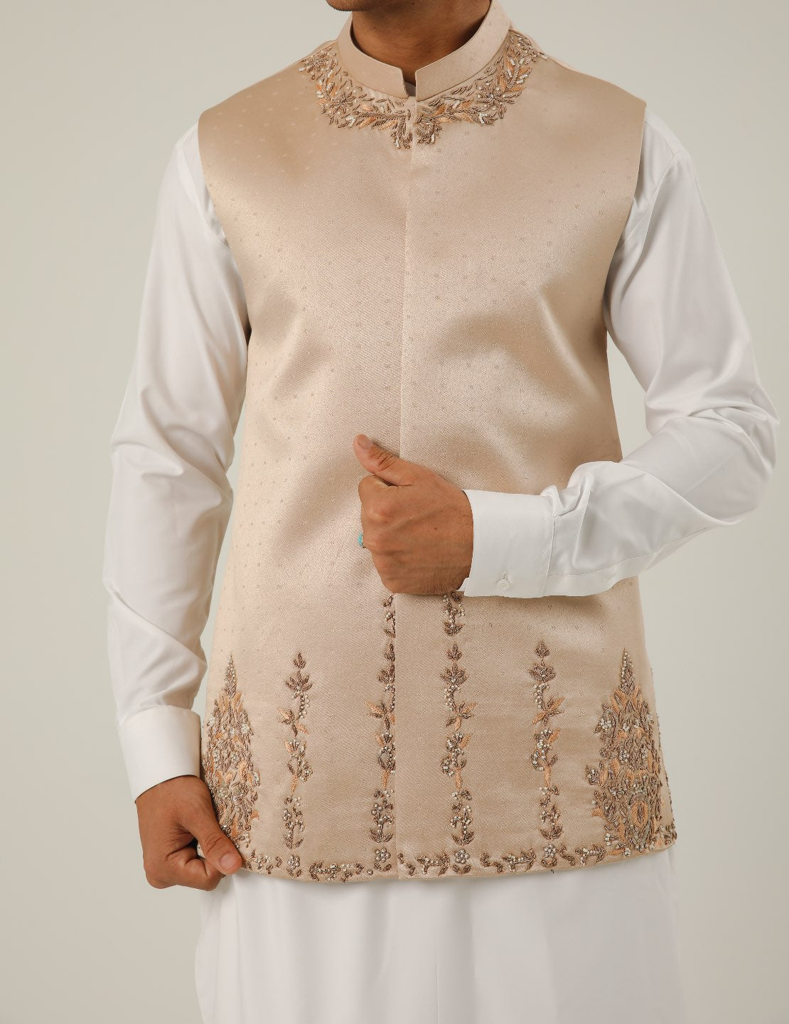 Champagne Elegance Waistcoat