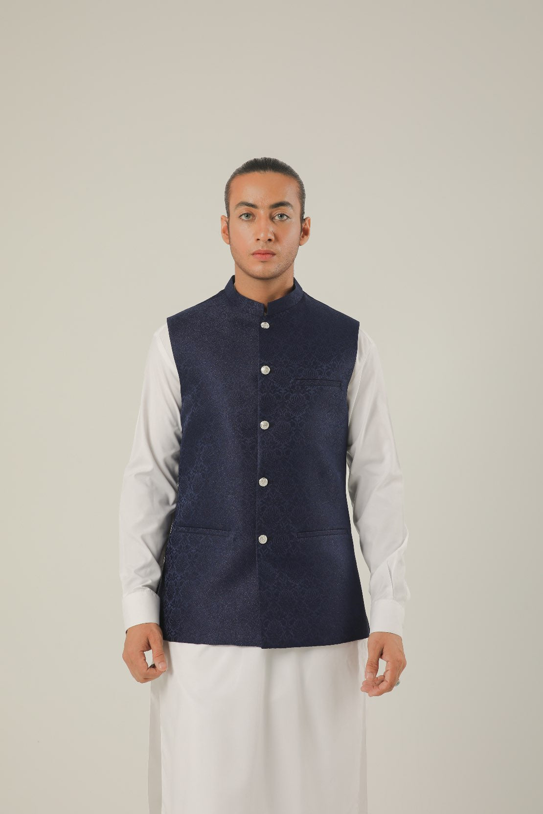 Navy Elegance Waistcoat