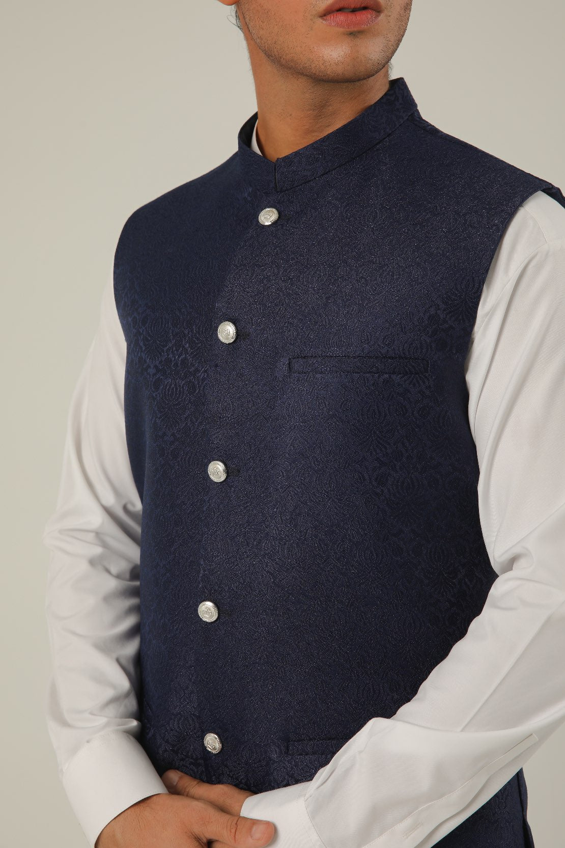 Navy Elegance Waistcoat