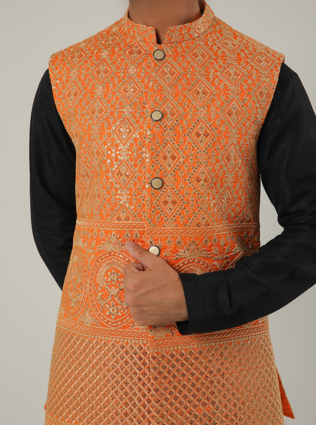 Royal Thread Embroidered Waistcoat