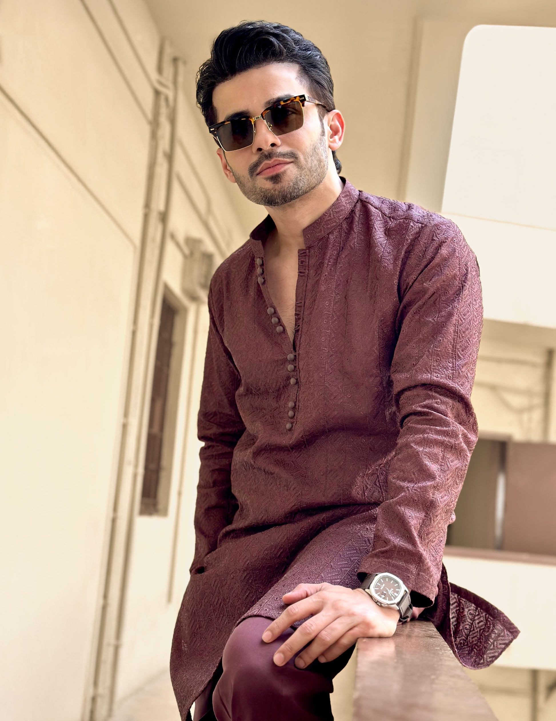 Deep Mahogany Attire