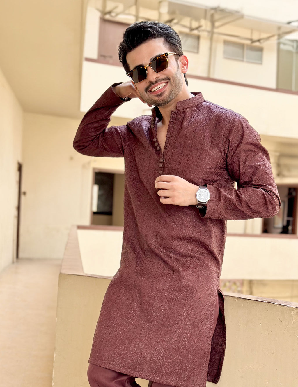 Deep Mahogany Attire