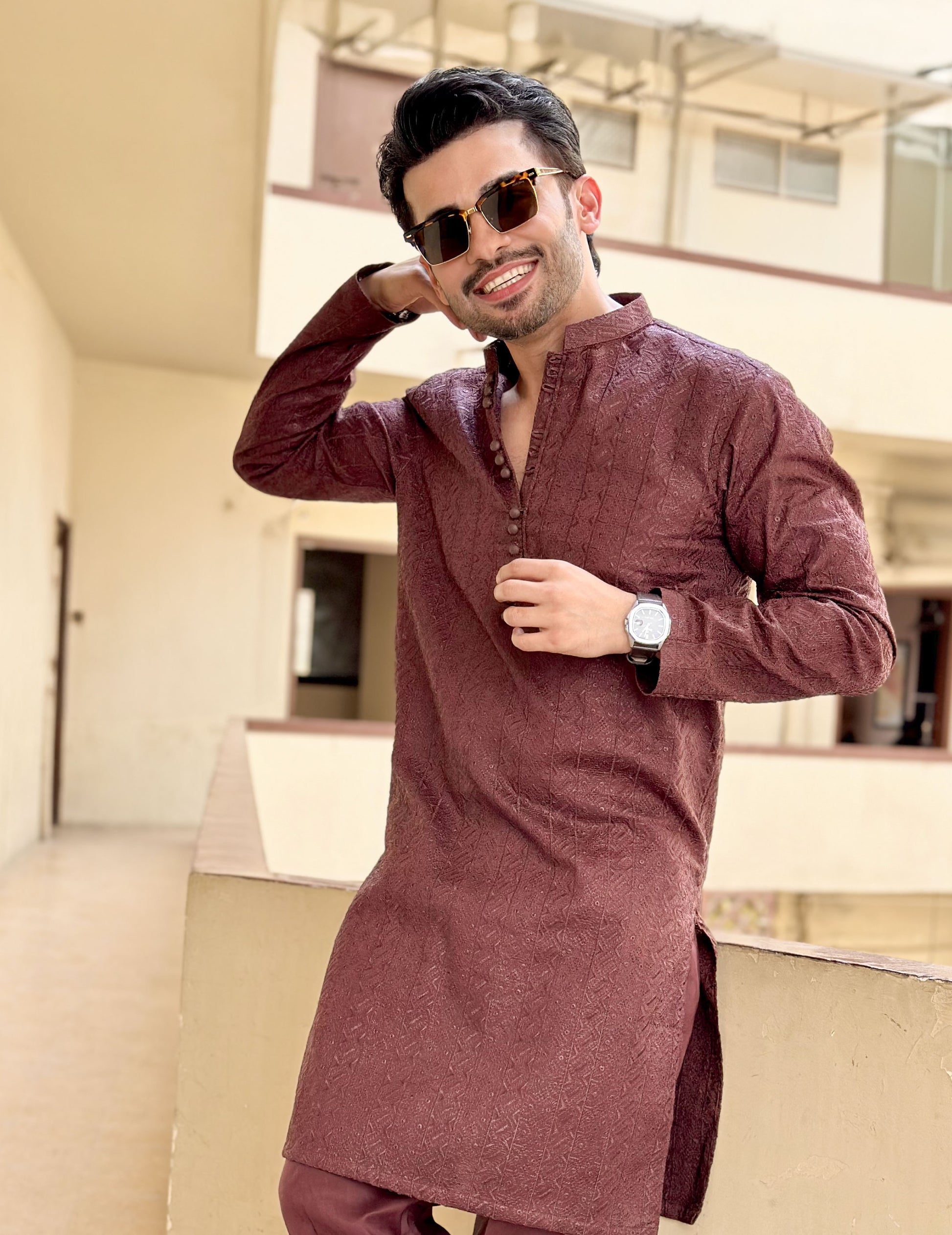 Deep Mahogany Attire